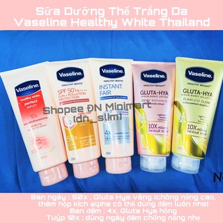 [320ml]SỮA DƯỠNG THỂ VASELINE 10x/50x HEALTHY WHITE