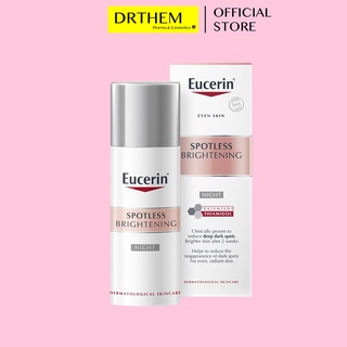 Kem Dưỡng Trắng Sáng Da Ban Đêm Eucerin UltraWHITE+ SPOTLESS Night 50ml Giảm Thâm Nám