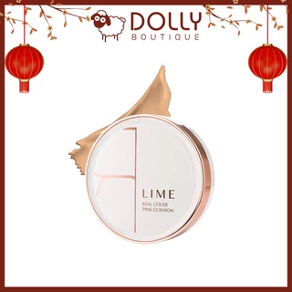 Phấn Nước Kiềm Dầu Lime Real Cover Pink Cushion SPF50+ PA+++ 20g #No.20 Pink Beige