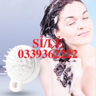 Lược gội đầu bằng silicon mát xa da đầu giảm rụng kích thích mọc tóc HAIANHSHOP
