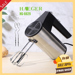 [Mẫu Tăng Áp] Máy Đánh Trứng &amp; Trộn Bột Haeger_Công Suất Lớn 450W