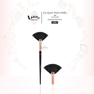 [Đại Lý Vacosi] Cọ Quạt Phấn Highlight Bắt Sáng Vacosi M25 - Cọ Quạt Phủi Phấn Bắt Sáng Highlight Vacosi M25