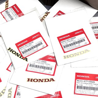 Tem chữ HONDA dán mặt nạ Sh