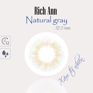 [𝟏 𝐇𝐎̣̂𝐏/𝟑 𝐂𝐀̣̆𝐏] Lens Mắt Cận 1 Ngày ANN365 Màu Xám Tự Nhiên Natural Gray