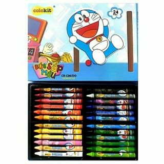 5 hộp Bút Sáp Màu T.L CR-C06/DO (24 Màu)