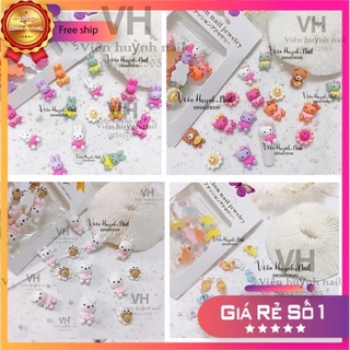 Túi phụ kiện kẹo , kem , gấu , thỏ ,charm gắn móng mẫu mới