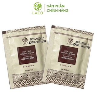 Sữa tắm trắng da Laco men ru.ou sake 5ml