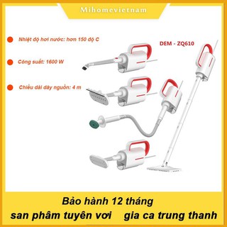 [Mã ELHA22 giảm 6% đơn 300K] Máy vệ sinh hơi nước cầm tay đa chức năng DEERMA ZQ600
