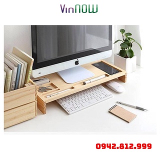 ❤️ Kệ Kê Màn Hình, Kệ Để Laptop, Kê Máy iMac ❤️ Làm Bằng Gỗ Thông Tự Nhiên