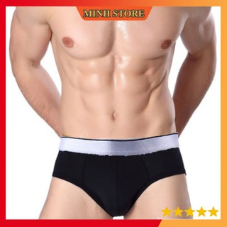 Quần lót nam tam giác thun lạnh cao cấp, Quần sip nam tam giác chéo thun lạnh co dãn 4 chiều - MS66
