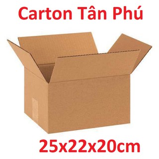GIẢM GIÁ 25x22x20 - bộ 10 hộp carton đóng hàng