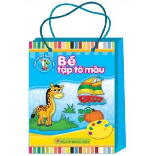 Sách - Bộ Sách Bé Tập Tô Màu Dành Cho Học Sinh Mẫu Giáo (Bộ 8 Cuốn)