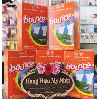 Giấy Thơm Quần Áo Bounce Của Mỹ hộp 160 tờ