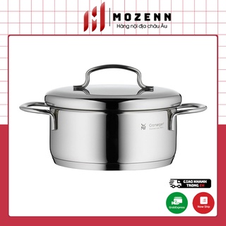 Nồi mini WMF 14 cm Bratentopf thành thấp size nhỏ chất liệu thép Cromargan sáng [nhập Đức]