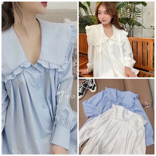 Sơ Mi Cổ Bèo Xinh Xắn (XẢ KHO KÈM ẢNH THẬT 100%)