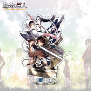 Mô hình nhân vật mica standee LEVI Attack on Titan in hình anime chibi trang trí trưng bày