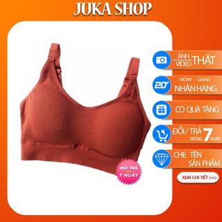 Áo Ngực Áo Bra BRA01 VNXK Kiểu Dáng Thể Thao Chất Liệu Cotton Bề Mặt Gân Tăm 2 Dây Mặc Thoải Mái Vừa Vặn Cơ Thể