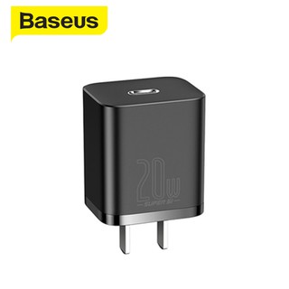 Củ sạc nhanh Baseus Si sạc nhanh PD 20W 1 cổng Type-C, hỗ trợ Quick Charger, tương thích nhiều thiết bi ( EU/CN )