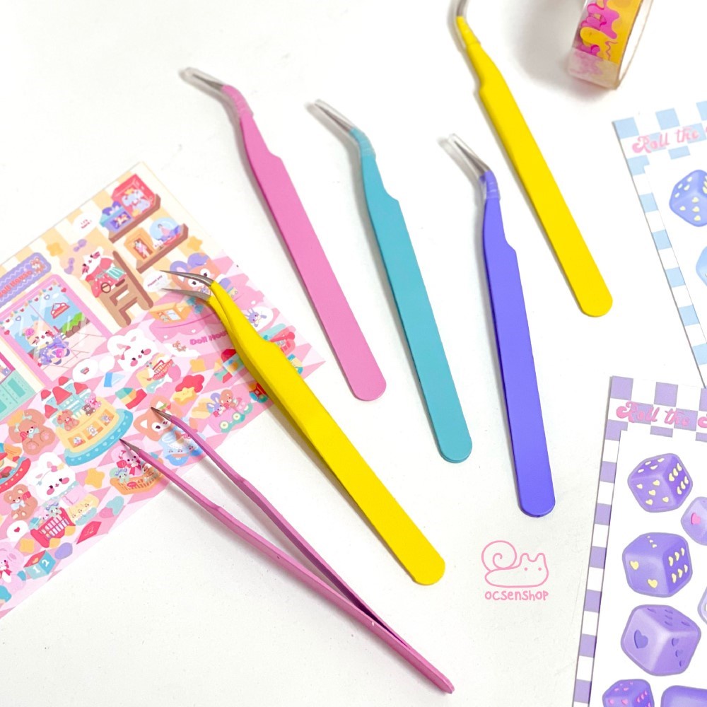 Nhíp gắp sticker đầu cong
