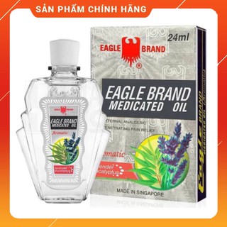 Dầu gió con ó trắng hương lavender 24ml hàng nhập mỹ 2 nắp