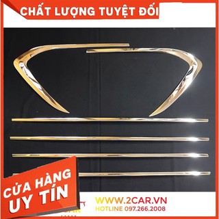 Nẹp viền chân kính, cong kính xe Outlander 2016 - 2021 2022 - Hàng Inox, giá 1 bộ