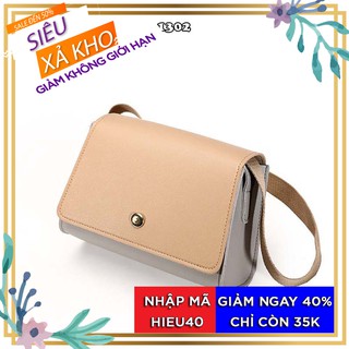 [XẢ KHO CUỐI NĂM] Túi đeo chéo hàn quốc⚡FREESHIP⚡túi hộp da nữ khóa bấm dây vải vintage AH1302