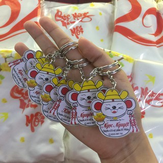 Móc khóa mica - Khung chuột cute - in thông in shop