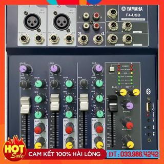 Mixer F4 YAMAHA USB Hàng Loại 1 . Hỗ Trợ Kết Nối Blutooth , Âm Thanh Sống Động , Dễ Dàng Lắp Đặt