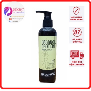 Xả khô Delofil ảganoil protein kem dưỡng tóc siêu mềm mượt 260ml