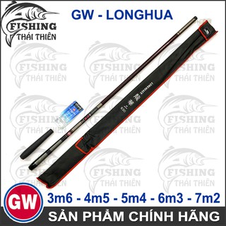 Cần Câu Tay GW Longhua Chất Liệu Carbon Chuyên Dùng Câu Cá Chép, Rô Phi, Trắm, Câu Sông, Hồ Dịch Vụ, Hàng Chính Hãng 3m6