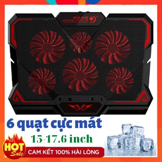 Đế Tản Nhiệt Laptop Cao Cấp Có Led, Có Màn Hình Điều Khiển Tốc Độ Gió Phù Hợp Cho Máy Từ 12 inch Đến 17.6 inch