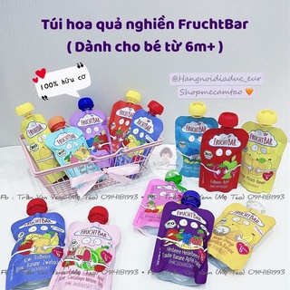 ( Hàng Air ) Túi hoa quả nghiền Fruchtbar ăn dặm cho bé (Date: 2022 - 2023)