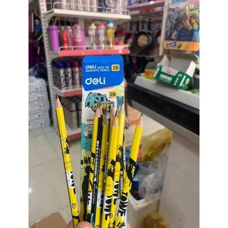 Hộp 12 bút chì Deli 2B loại xịn