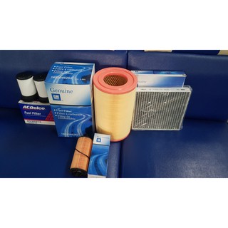 COMBO 4 sản phẩm lọc nhớt, lọc gió điều hòa, lọc gió động cơ, lọc nhiên liệu cho xe Chevrolet Colorado, Trailblazer