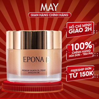 Kem Epona Premium Salmon Dưỡng Trắng - Phục Hồi Da Hư Tổn Chiết Xuất Dầu Cá Hồi Cream 50ml