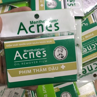 Phim thấm dầu Acnes Oil Remover Film (50 tờ/gói)
