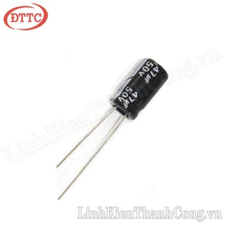 Bộ 5 Chiếc Tụ 47uF 50V (6x12mm)
