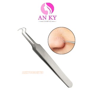 Nhíp Gắp Mụn Trứng Cá Đầu Cong (Thép Không Gỉ)