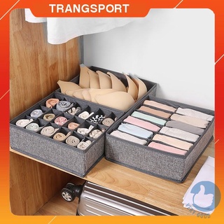 Hộp vải đựng bảo quản đồ lót, quần áo tất, vớ bằng vải không dệt gọn gàng sang trọng HL6 ts sport