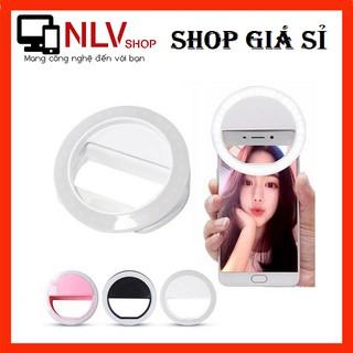 Đèn LED kẹp điện thoại hỗ trợ chụp hình Selfie ( TẶNG KÈM PIN AAA )