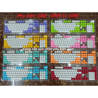 Nút (Keycap) PBT Xuyên Led 104 Phím Dùng cho Bàn phím cơ các màu