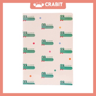 Vở kẻ ngang Crabit Zoo Cá sấu 80 trang - COmbo 2 cuốn