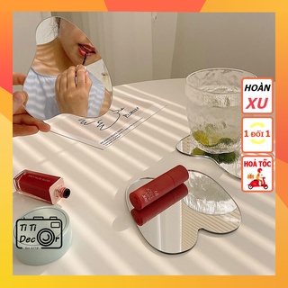 Miếng lót ly TiTi Decor, đế lót ly, miếng lót cốc acrylic phong cách Bắc Âu tráng gương siêu sang