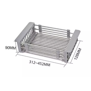 RỔ GÁC CHẬU RỬA CHÉN INOX BỌC NHỰA