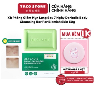 Xà Phòng Giảm Mụn Cơ Thể Sau 7 Ngày Derladie Body Cleansing Bar For Blemish Skin 50g