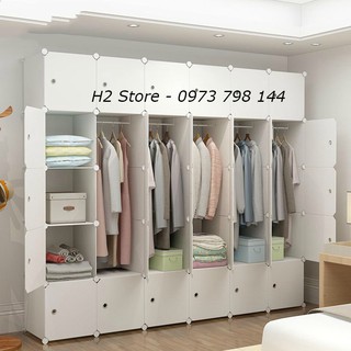 [CÓ ẢNH THẬT] TỦ NHỰA LẮP GHÉP 30 Ô MÀU TRẮNG ĐỤC ĐỂ ĐỒ ĐA NĂNG THÔNG MINH sâu 47cm