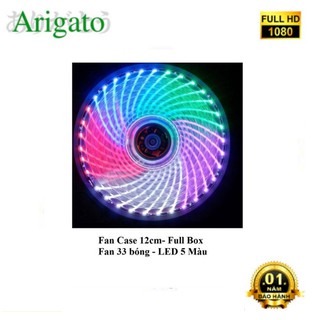 Fan led 33 bóng tản nhiệt cho case máy tính ARIGATO Đảm Bảo Chất Lượng
