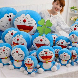 Gấu bông Doraemon/ Doremon có chuông - vải co giản, mềm mịn, ruột dồn bông trắng 100%- quà tặng siêu cute- thú nhồi bông
