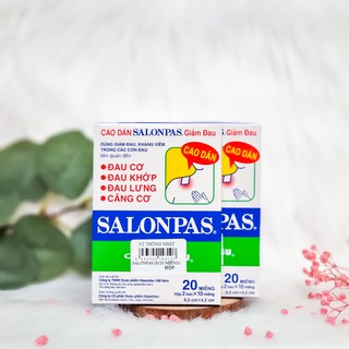 [CHÍNH HÃNG] - Salonpas Hộp 20 Miếng Miếng Dán Giảm Đau Hiệu Quả