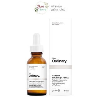 Serum The Ordinary Caffeine Solutions 5% + EGCG 30ml dưỡng mờ thâm mắt